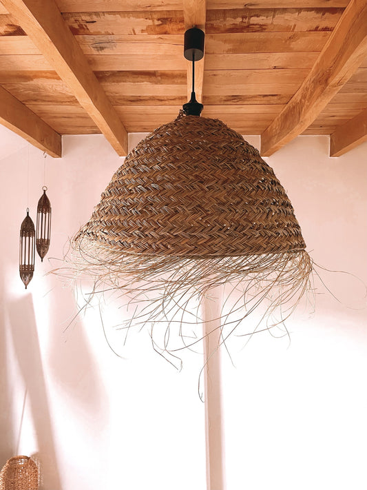 Hanglamp Zeegras - Bol - L