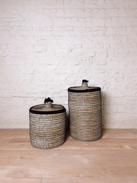 Berber Wasmand - Zwart - Medium