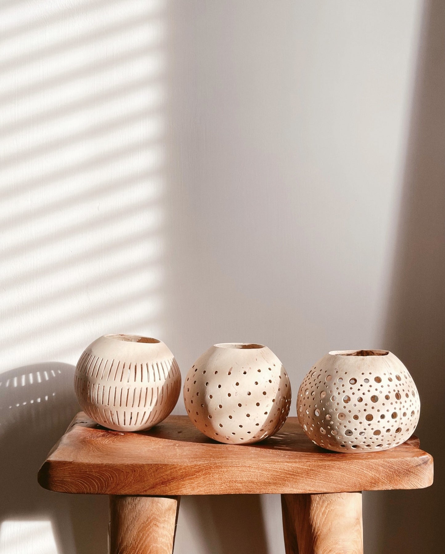 Kokosnoot kaars spots