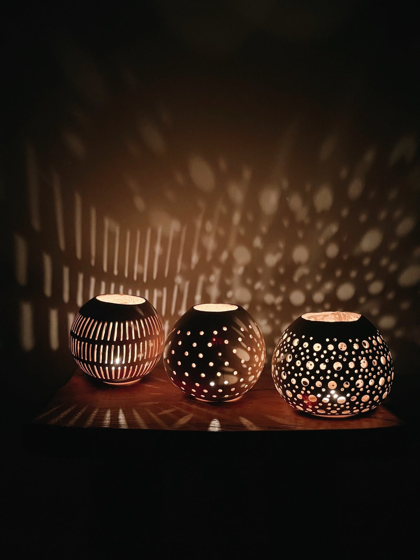 Kokosnoot kaars spots